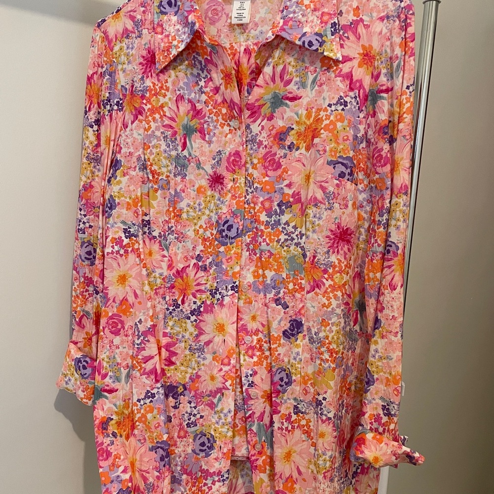 H&M Floral Multicolor Women's Top